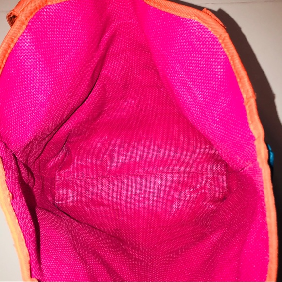 Lancôme Pink & Blue Flower Print Reversible Bag - Picture 5 of 6